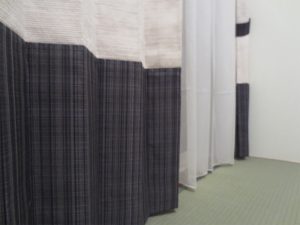 和室に合うカーテンを作りました